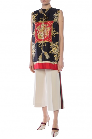 Patterned sleeveless top, zdjęcie 2 Patterned sleeveless top od Gucci